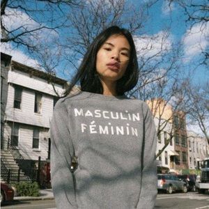 NWOT Clare V. Masculin Féminin Sweatshirt M